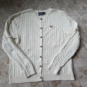 American Living 100% cotton cardigan